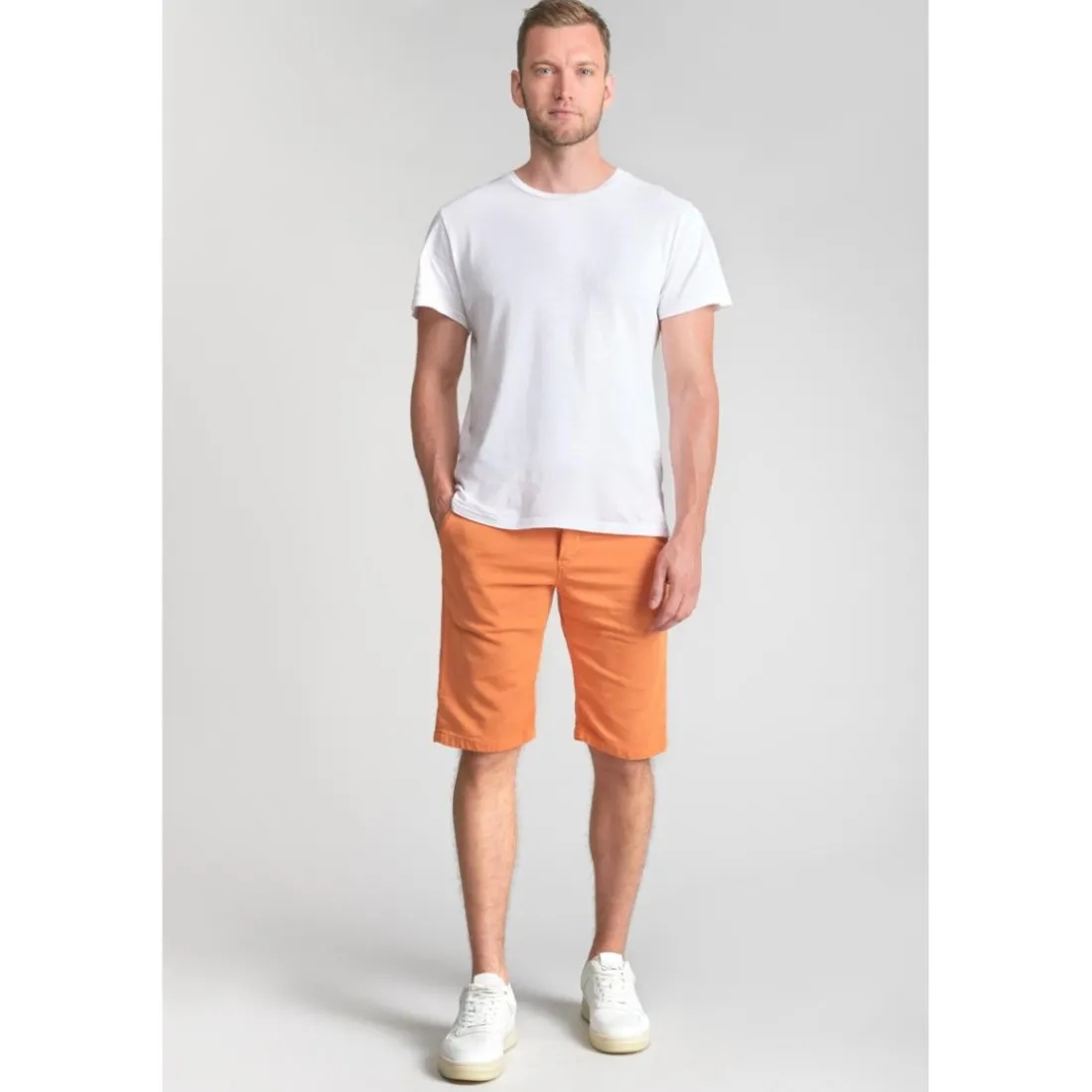 Bermuda short JOGG orange Ward en coton