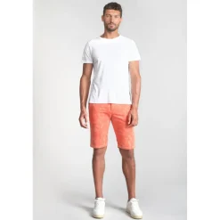 Bermuda short JOGG rose saumon Remy en coton