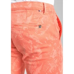 Bermuda short JOGG rose saumon Remy en coton