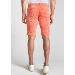 Bermuda short JOGG rose saumon Remy en coton