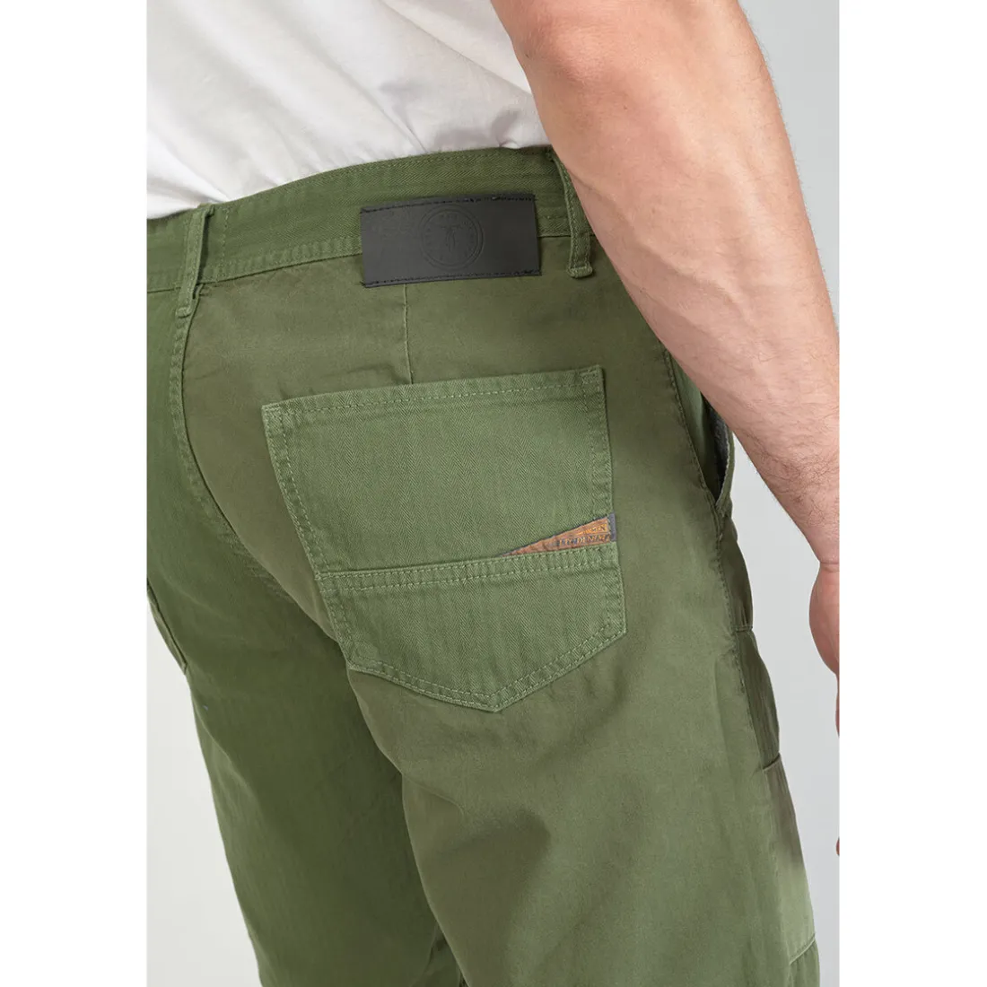 Bermuda short LUBERON vert en coton