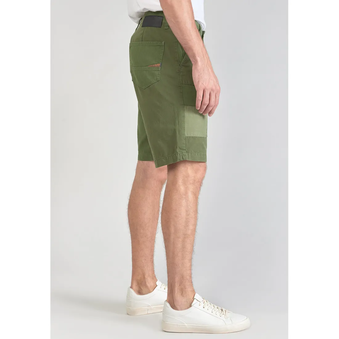 Bermuda short LUBERON vert en coton