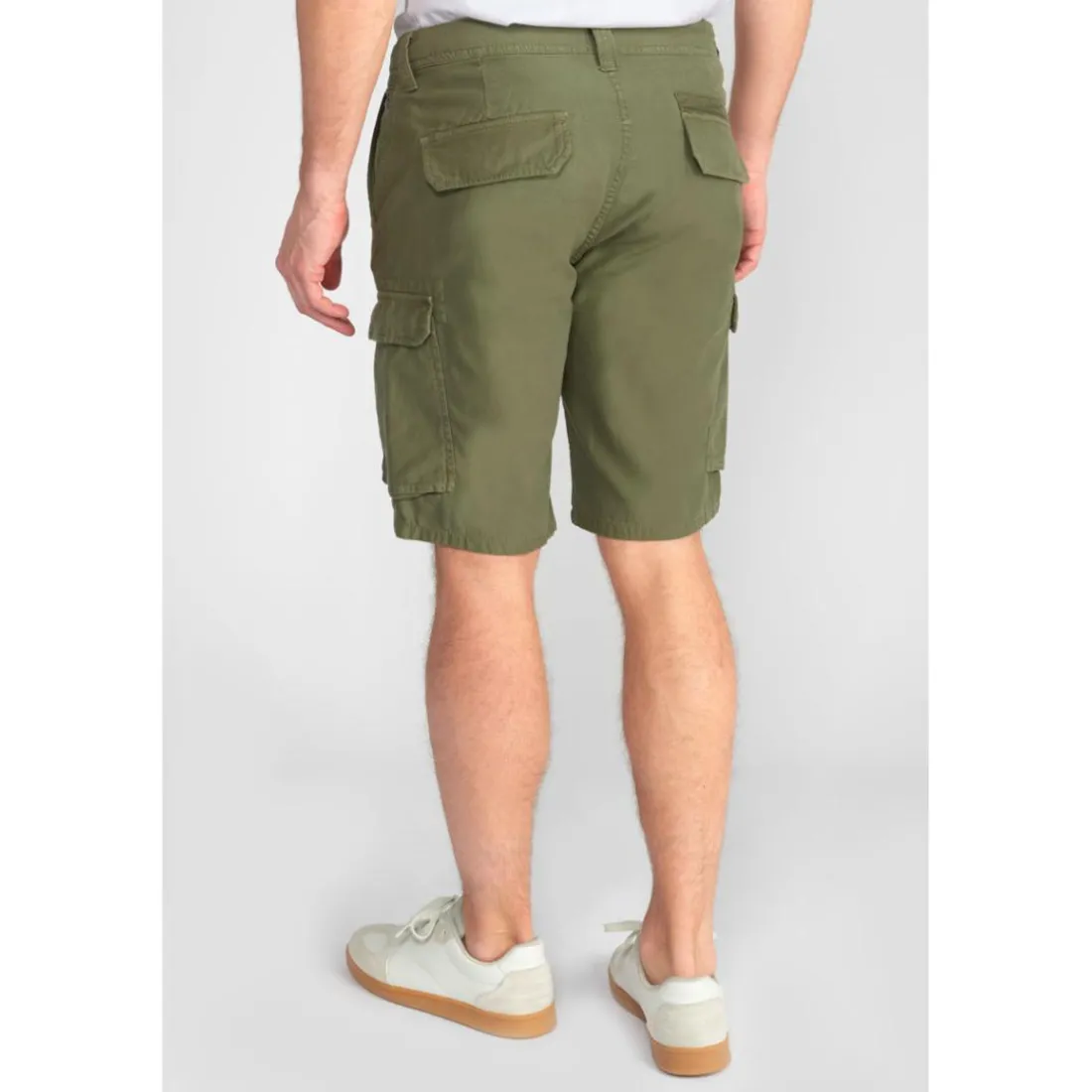 Bermuda short PERON kaki en coton