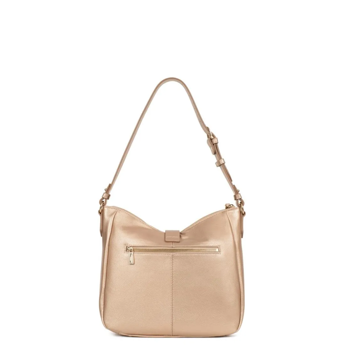 Besace ANDREA Doré en cuir Wren