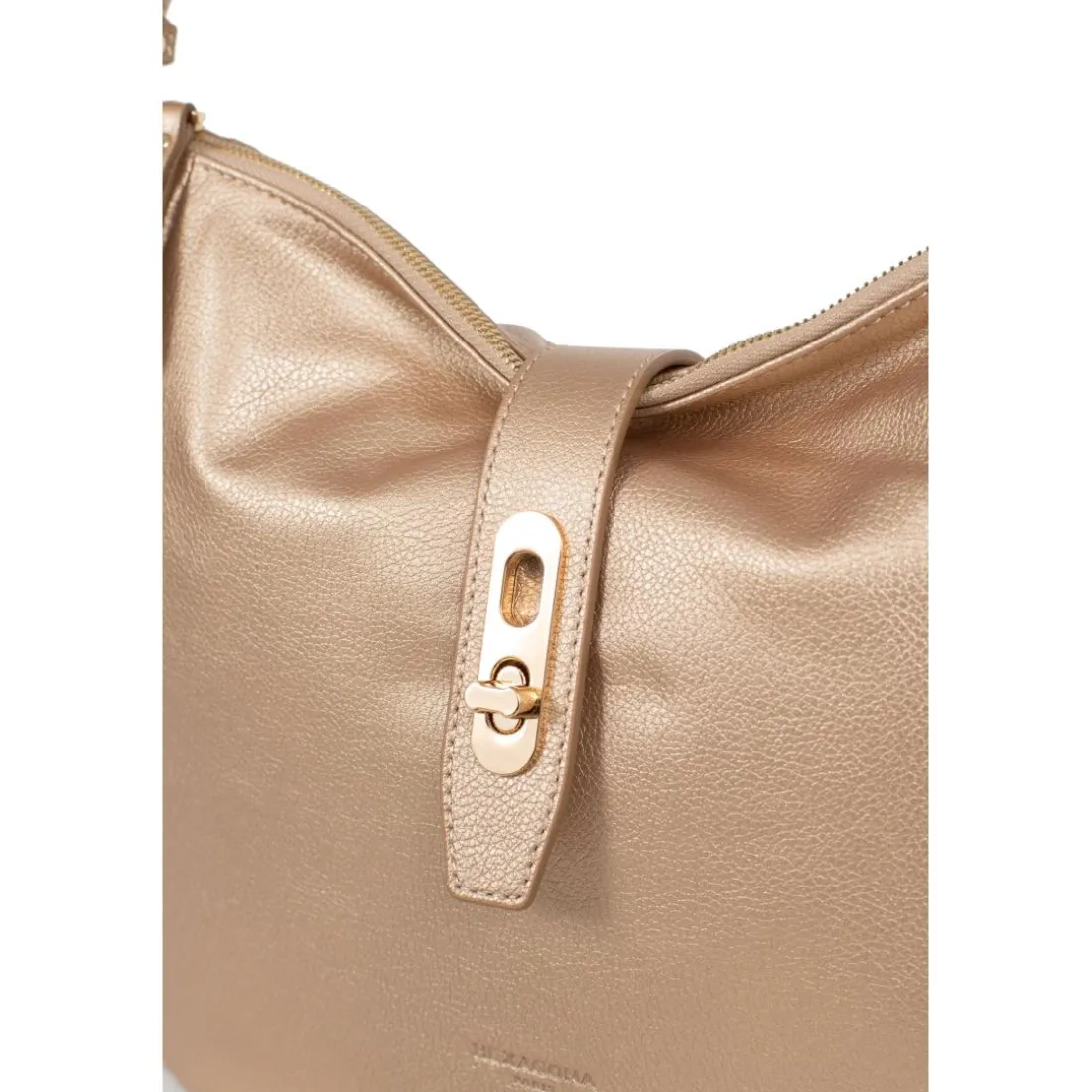 Besace ANDREA Doré en cuir Wren