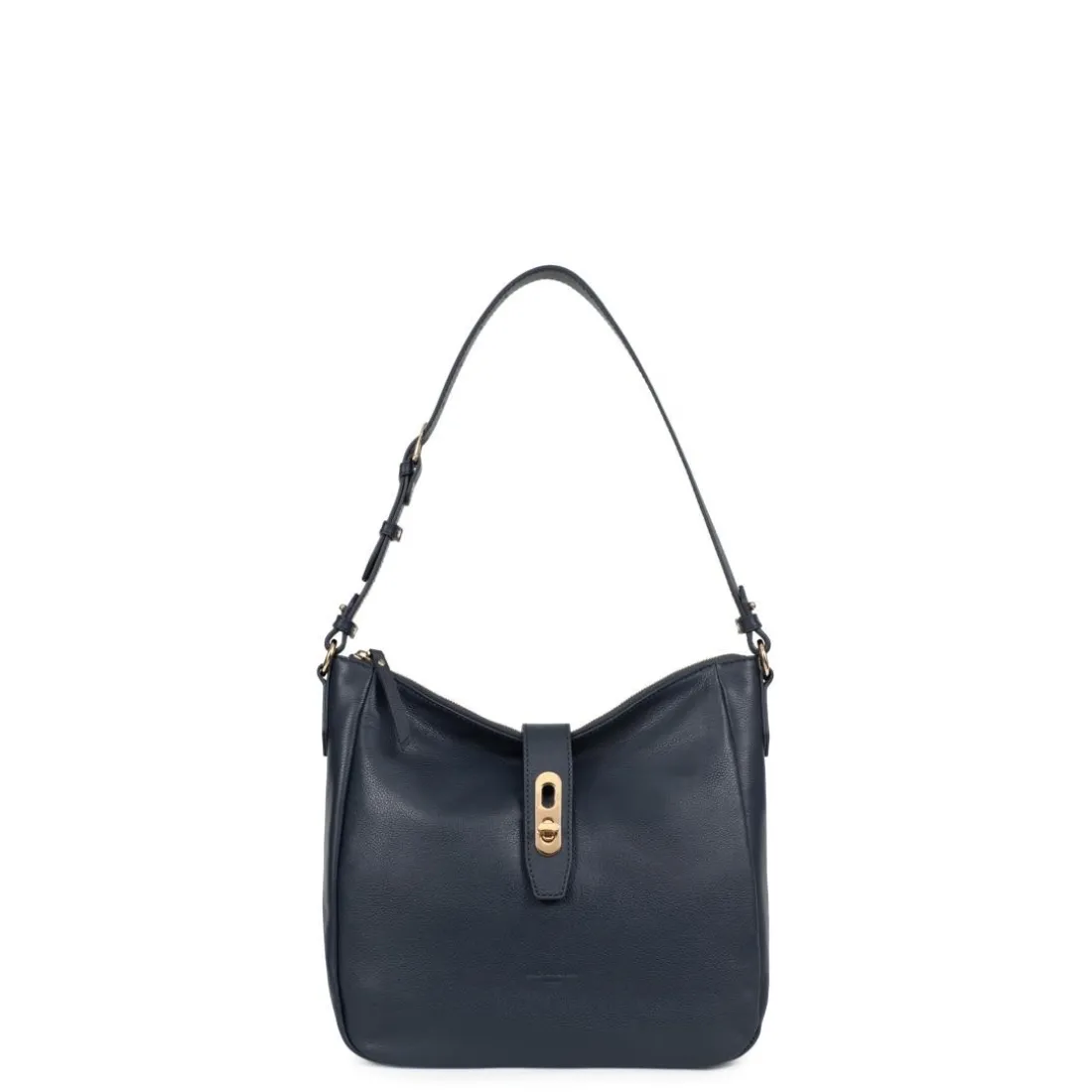 Besace ANDREA Marine en cuir Juno