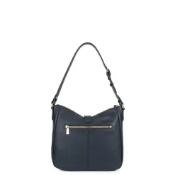 Besace ANDREA Marine en cuir Juno