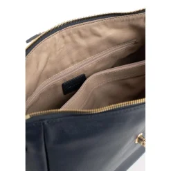 Besace ANDREA Marine en cuir Juno