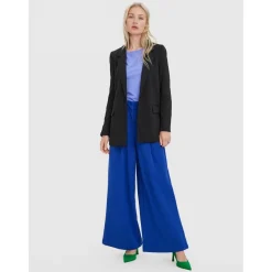 Blazer classique Loose Fit Col à revers Longueur regular noir