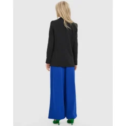 Blazer classique Loose Fit Col à revers Longueur regular noir