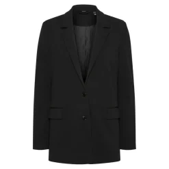 Blazer classique Oversize Fit Col à revers Longueur regular noir
