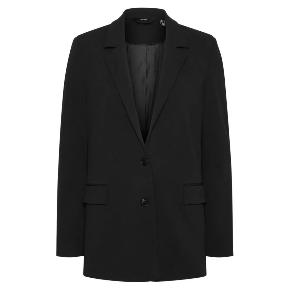 Blazer classique Oversize Fit Col à revers Longueur regular noir