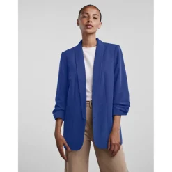 Blazer classique regular fit col à revers bleu Rose