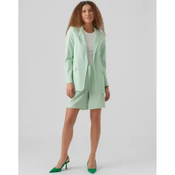 Blazer classique revers à encoche - Vert
