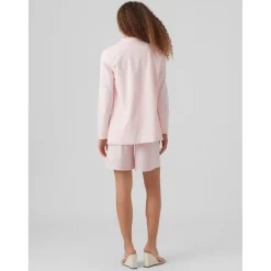 Blazer classique revers à encoche - Rose