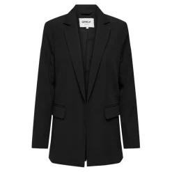 Blazer loose fit col à revers noir Hana