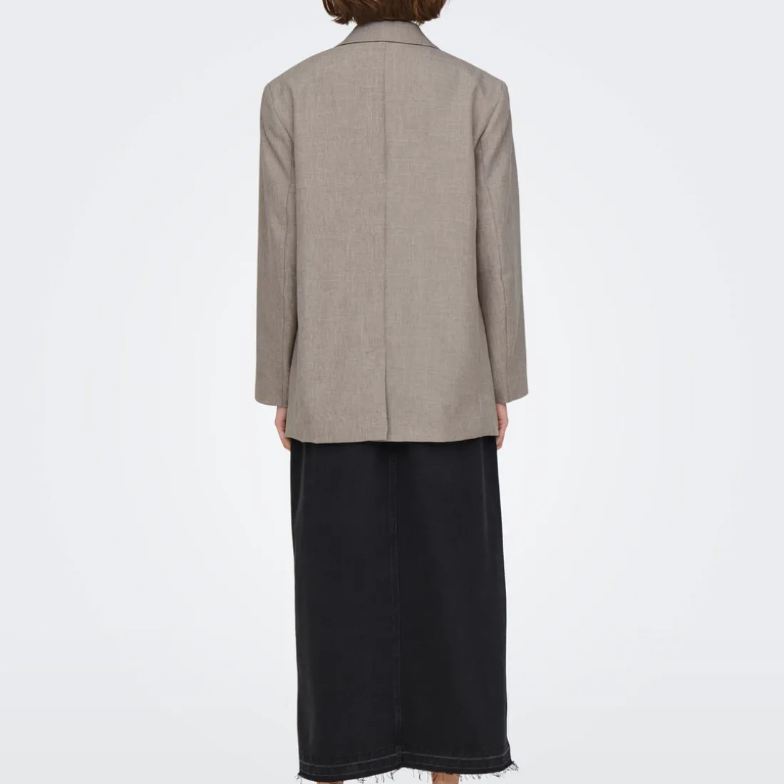 Blazer oversize ONLLINDAS - Gris orange lilium Nola