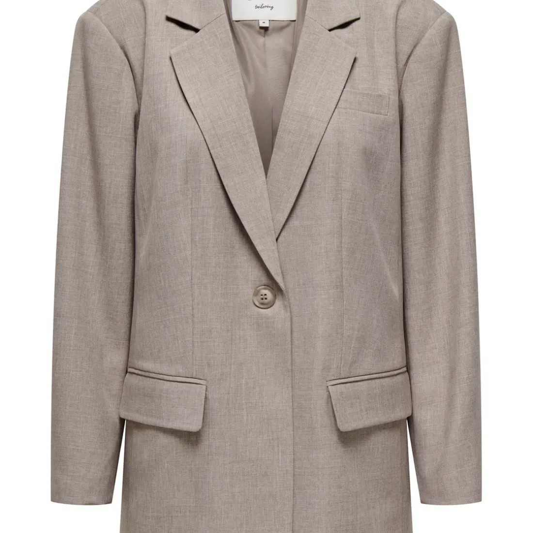Blazer oversize ONLLINDAS - Gris orange lilium Nola