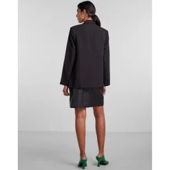 Blazer regular fit boutonné noir Yule