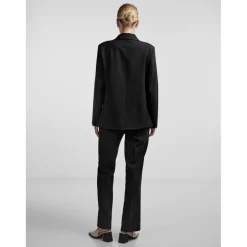 Blazer regular fit boutonné noir Kaye