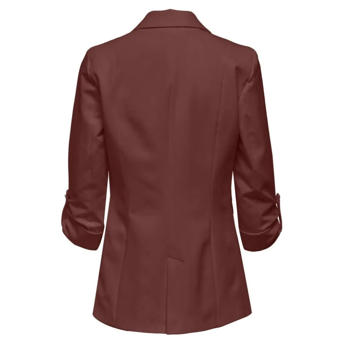 Blazer regular fit col à revers marron clair Julia
