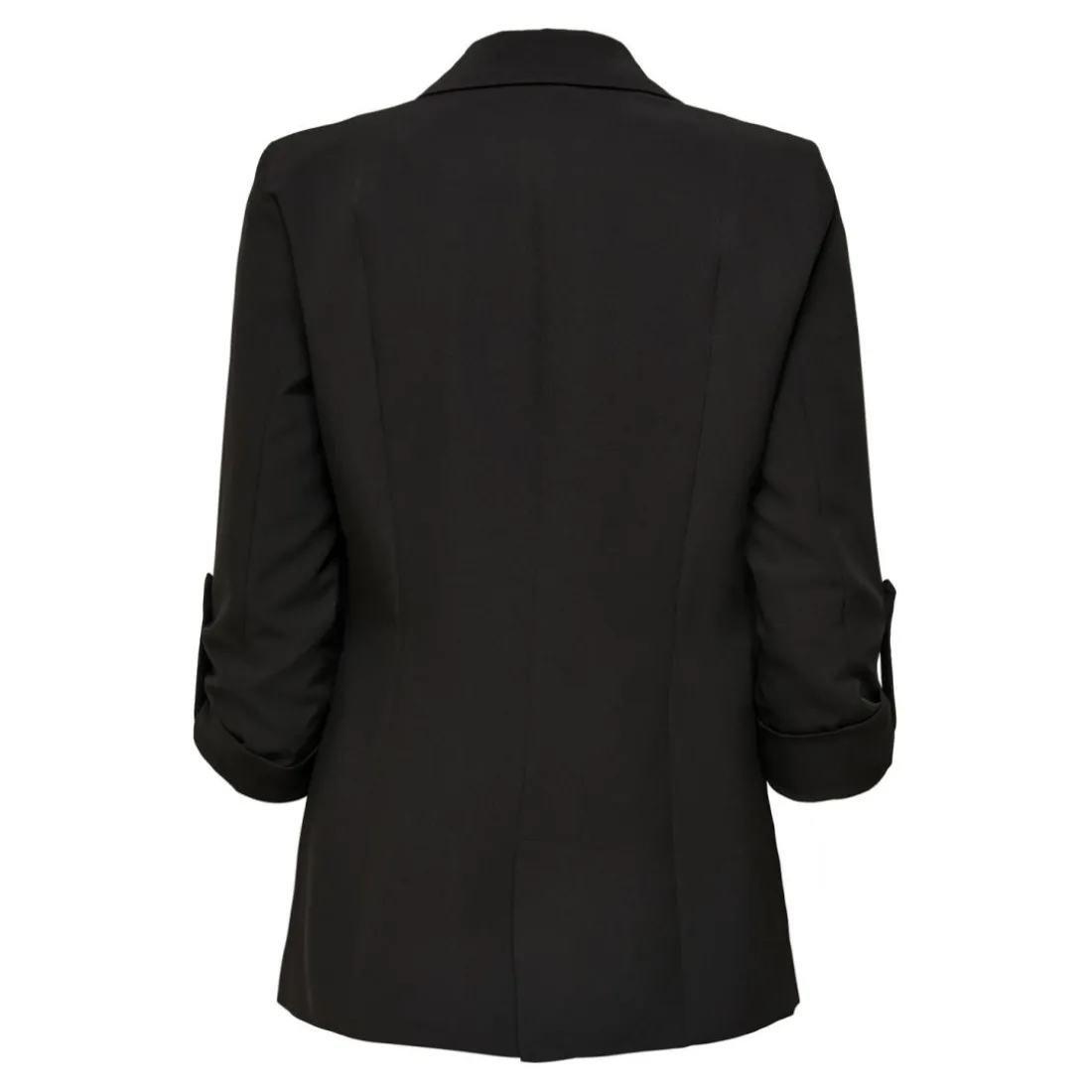 Blazer regular fit col à revers noir Lise