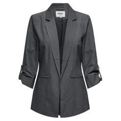 Blazer regular fit col à revers gris moyen Pey