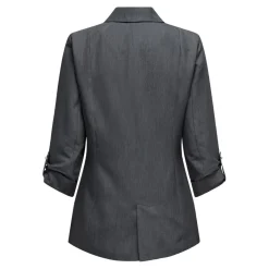 Blazer regular fit col à revers gris moyen Pey