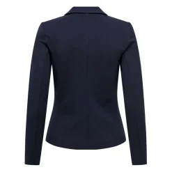 Blazer regular fit fermeture par bouton revers en pointe bleu foncé Elise