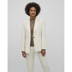 Blazer regular fit gris clair