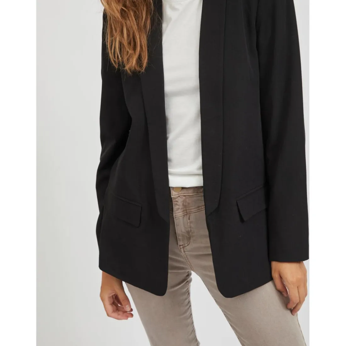 Blazer regular fit noir Louise