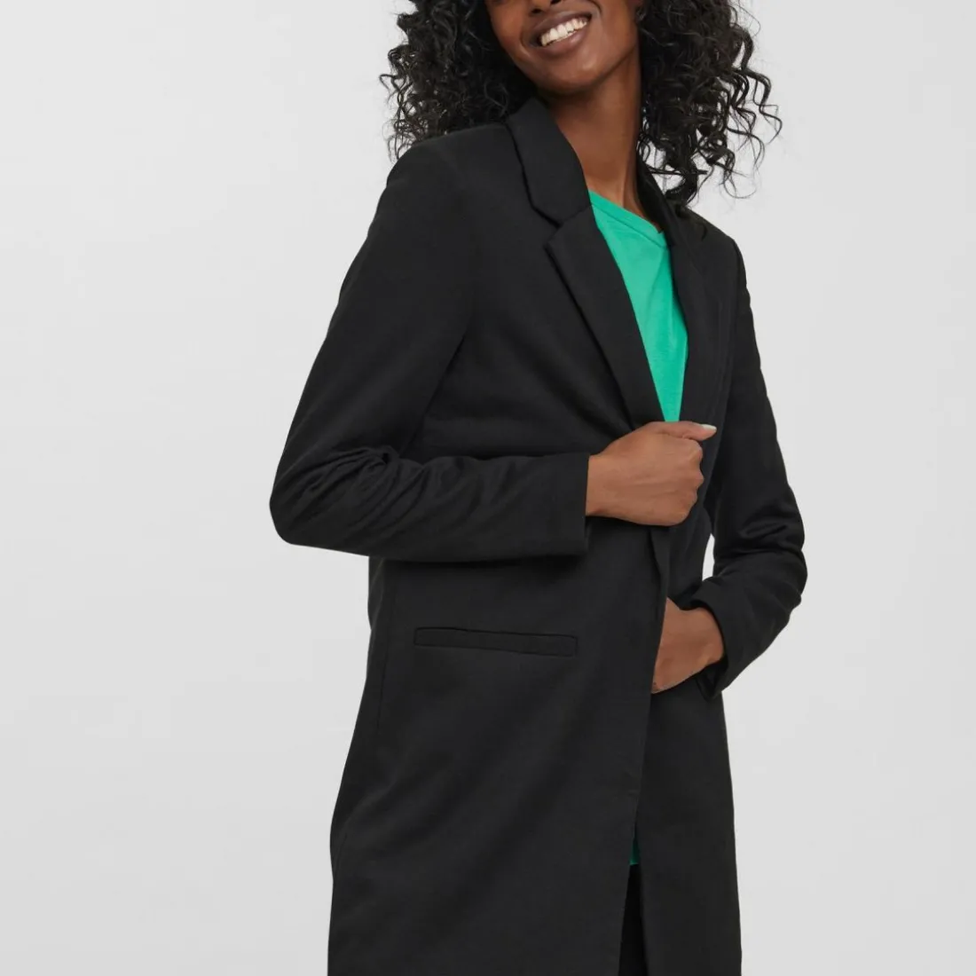Blazer Regular Fit Revers à encoche noir