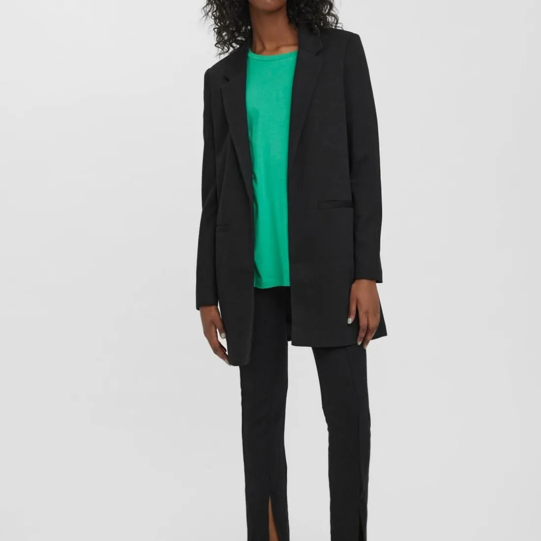 Blazer Regular Fit Revers à encoche noir