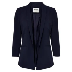 Blazer Revers châle Long bleu