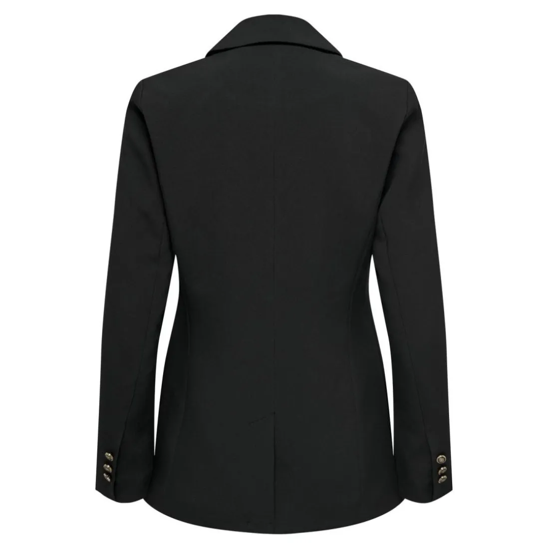 Blazer slim fit fermeture par bouton revers à encoche noir Page