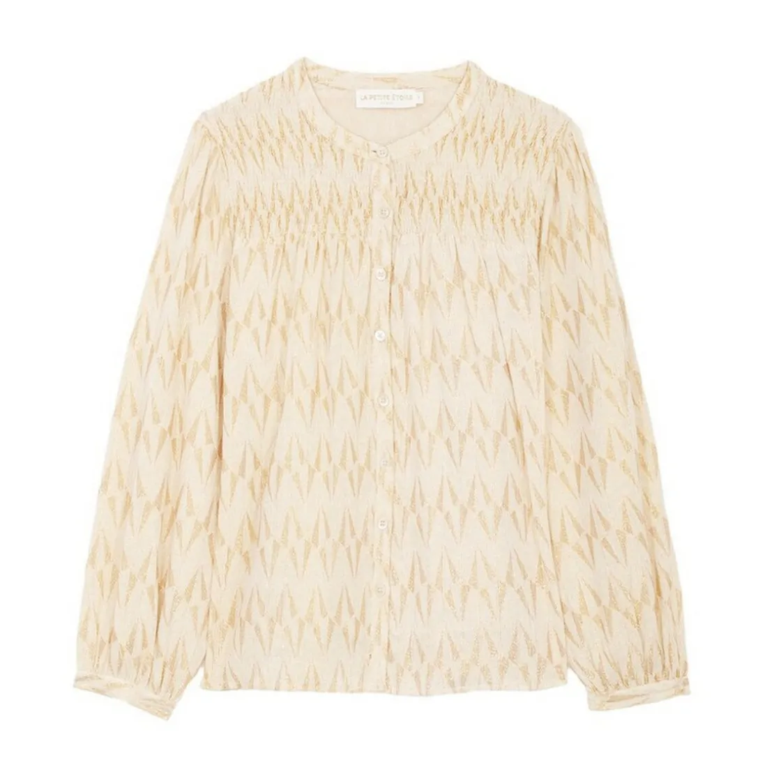 Blouse BAUDE dore en coton