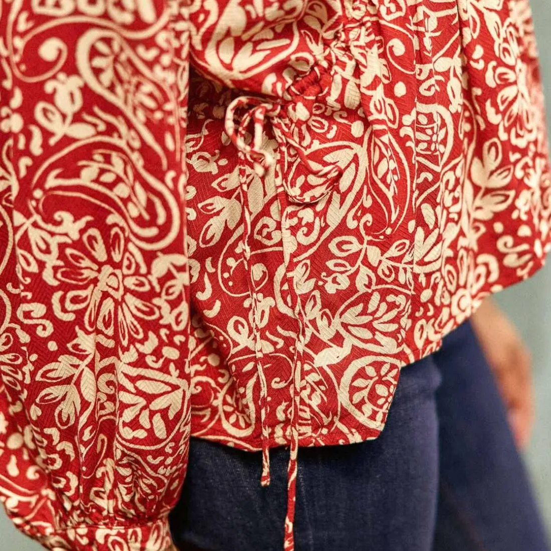 Blouse BERENICE cachemire en viscose