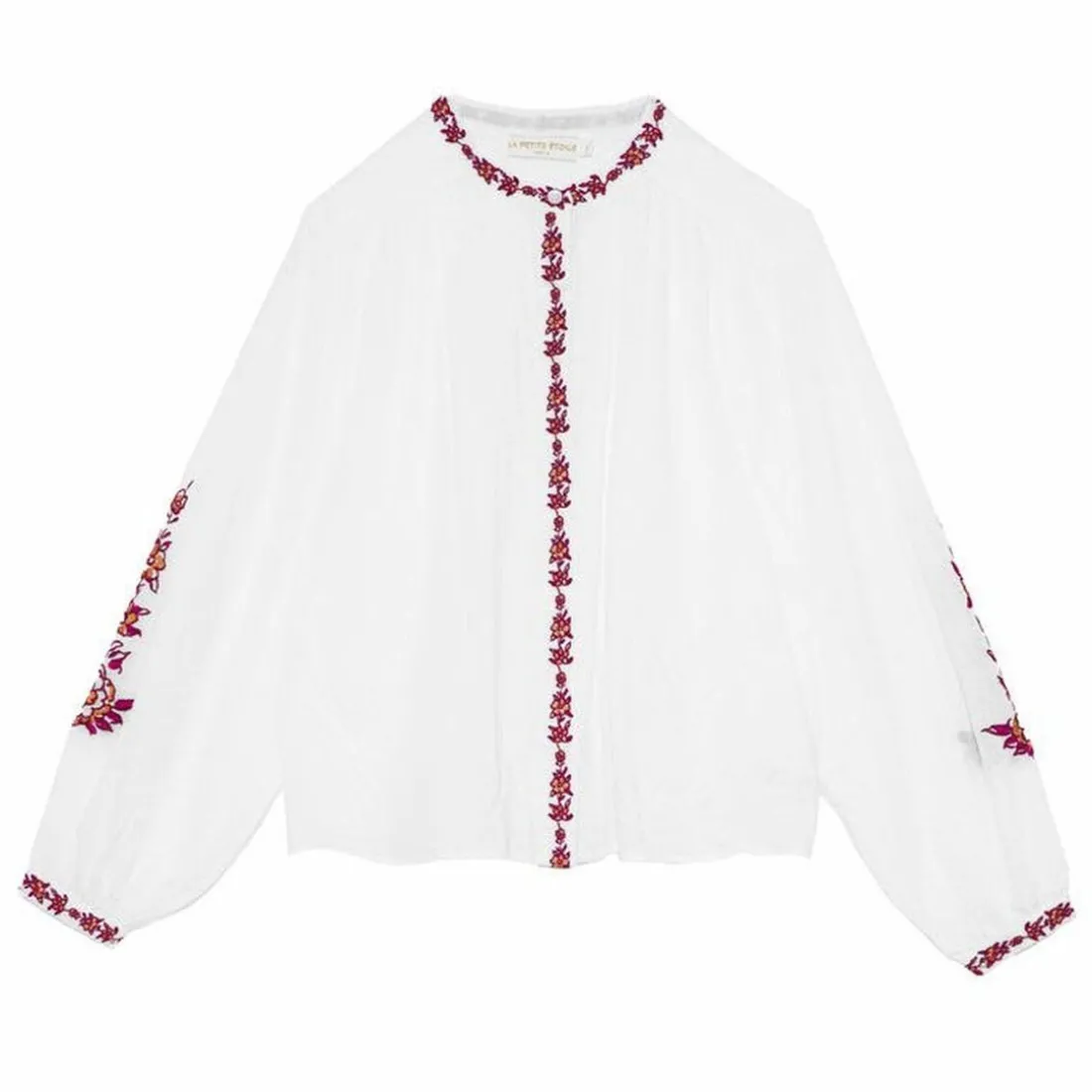 Blouse BERLIA blanc en coton
