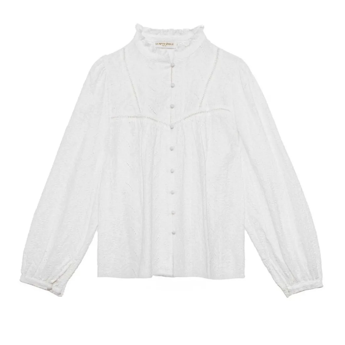 Blouse BLUM blanc en coton
