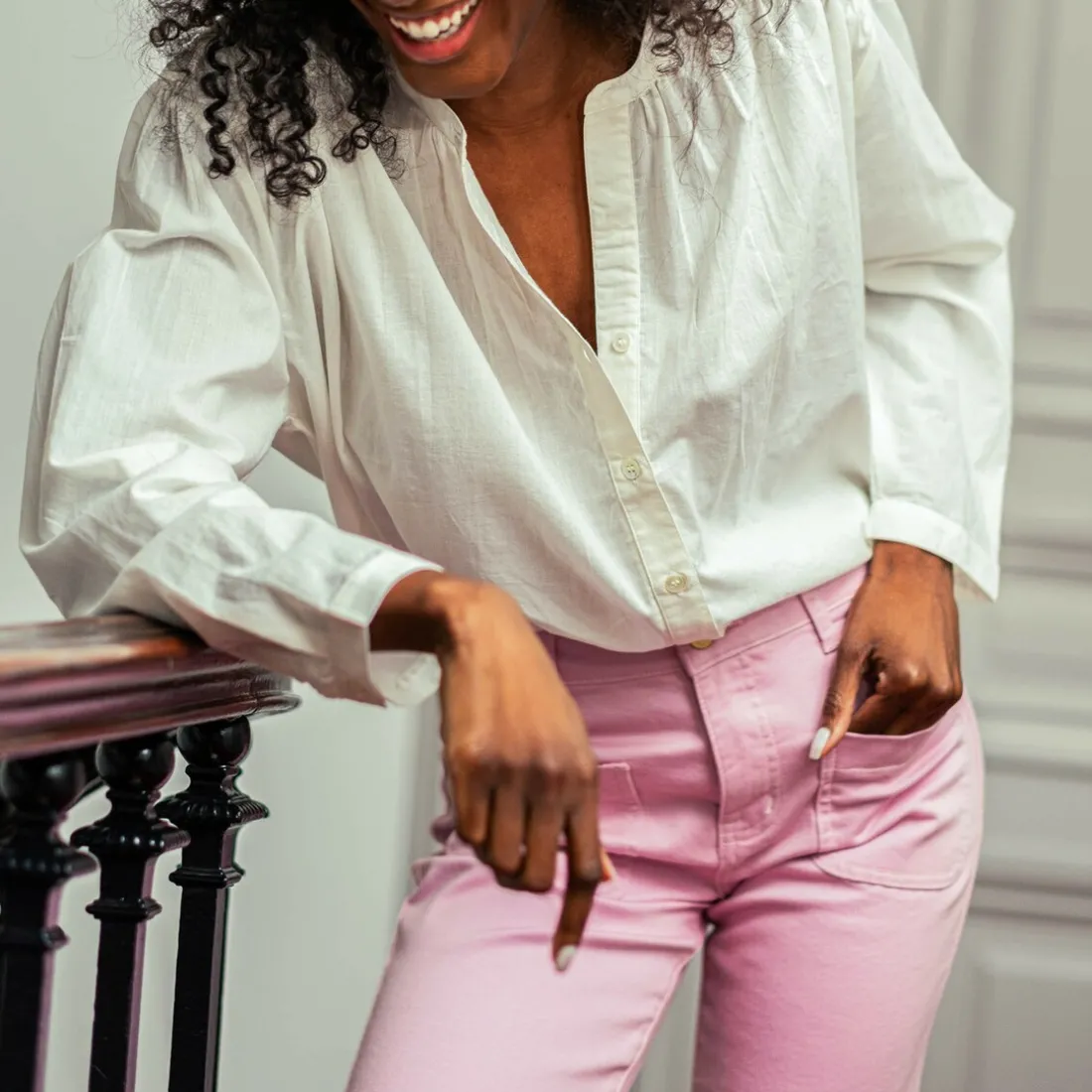 Blouse BOLIA blanc en coton