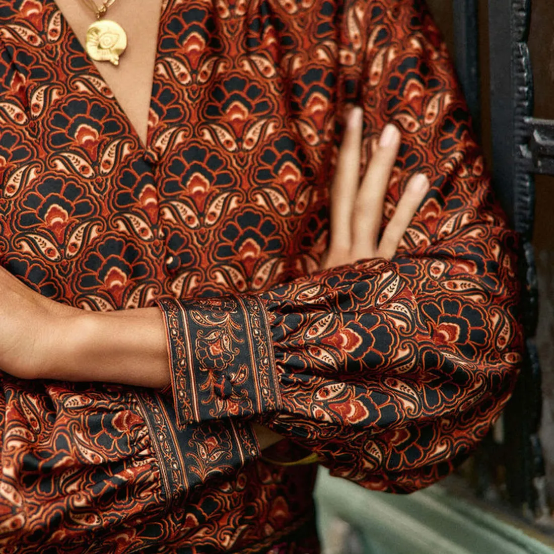 Blouse BONTI romano rouge