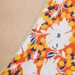 Blouse Caméléon - Magic flowers orange en viscose