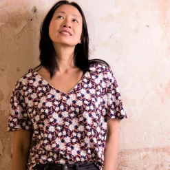 Blouse Caméléon - Magic flowers en viscose