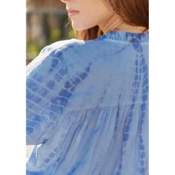 Blouse DIALA - Bleu en coton