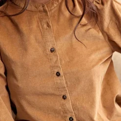 Blouse en coton BLONDIE camel