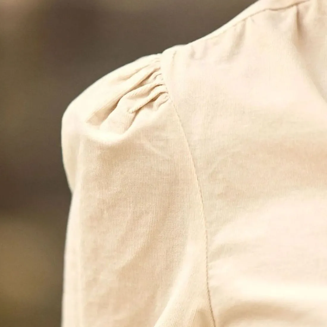 Blouse en coton BLONDIE ecru