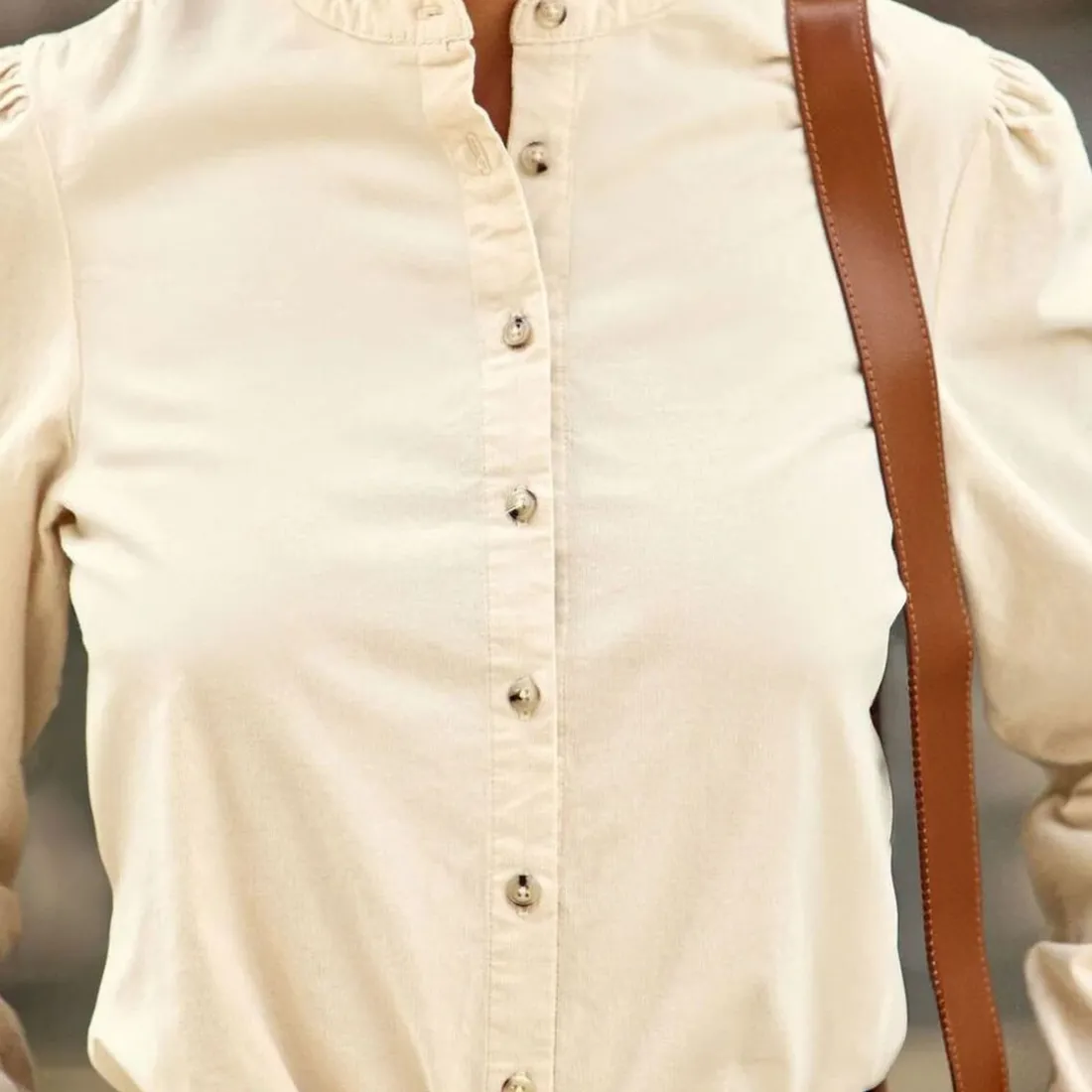 Blouse en coton BLONDIE ecru