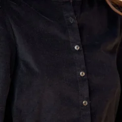Blouse en coton BLONDIE noir