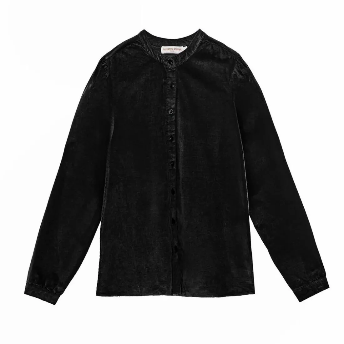 Blouse en coton BLONDIE noir