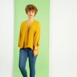 Blouse fluide manches 3/4 Eve